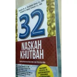 Buku 32 Naskah Khutbah Hard Cover Original 100%