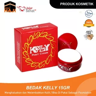Kelly Pearl Cream 5gr Kelly Arab Original 100% Bedak Kelly Arab Saudi Pearl Cream Sebagai Foundation Penyerap Mempercantik Wajah Kosmetik Hari