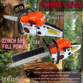Chain Saw uchiha Japan nano Blade/bar baja 22inc dan rpm 9500