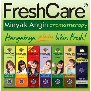 ORIGINAL Fresh Care Minyak Angin Roll On Aromatherapy Freshcare 10 ML