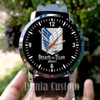 Jam Tangan Attack on Titan  Custom / Jam Tangan Pria  Attack on Titan Termurah