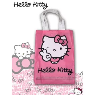 Tas Tenteng Kain Koleksi Hello Kitty Anak Ulang Tahun Lucu Unik Murah Tas Hello Kitty Serbaguna Lucu