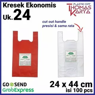 Kantong Plastik EKONOMIS 24 x 44 | isi 100 PCS | Kresek HDPE Payung88 | kresek ukuran 24