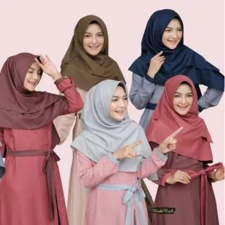 KHIMAR RANIA - KHIMAR INSTAN - COUPLE LEBARAN