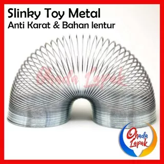 Metal Slinky Spring Anti Stress Mainan Slinky Per Besi