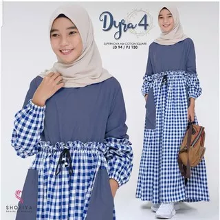 DYRA MAXI Gamis Wanita Kekinian Santai Muslimah Terbaru Modern Dan Trendy Murah