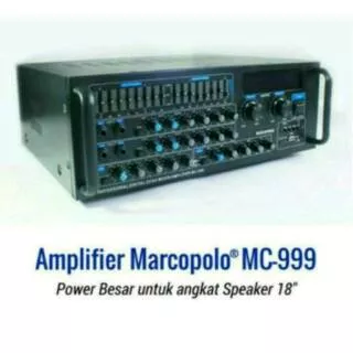 Marcopolo MC-999 Power Amplifier+Karaoke USB/MP3 SUARA MANTAP