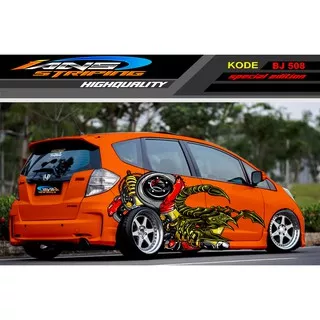 STICKER MOBIL JAZZ BRIO KALAJENGKING / STICKER MOBIL SCORPIO / DECAL STICKER MOBIL / VARIASI MOBIL