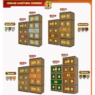 Lemari Baju Gantung Generic - Lemari Gantung Generic Batik Standart Naiba