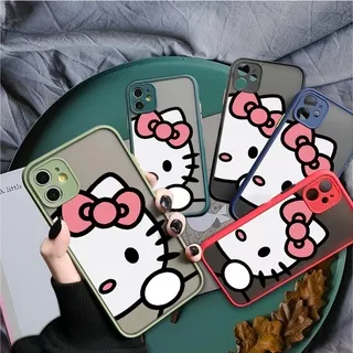 OPPO A15 A15S A37 A54 A57 A59 A83 NEO 9 A39 F1S A94 A71 A71K A74 5G 4G 2018 Untuk Phone Case Soft Casing Silicone Full Cover Camera Lens Protector Kitty Clear Matte Shockproof Back Cases Hp Handphone Softcase Sofcase