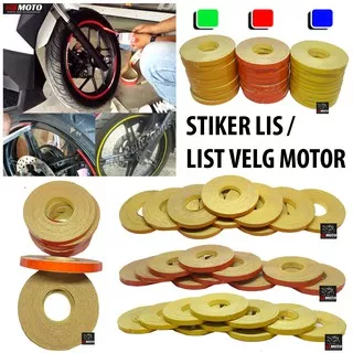 Sticker lis velg motor mobil 0,5cm/Lis Velg List pelek cutting 5 mm