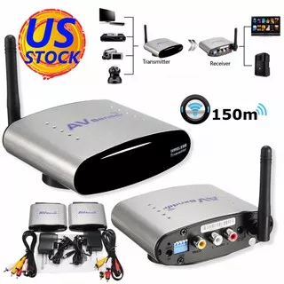 AV Sender 2IN1 - Audio Video Transmitter & Receiver 2.4GHz For TV Set & CCTV Camera