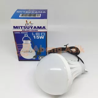 Mitsuyama MS-U0115USB 15w Lampu Bohlam LED USB 15 watt DC 5V putih