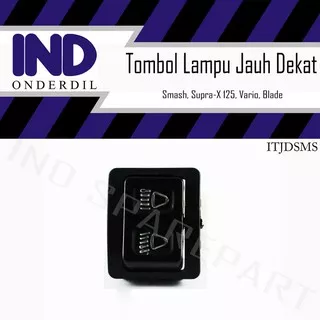 IND Onderdil Tombol Lampu Jauh Dekat Smash/Supra X 125/Supra Fit New/Vario/Blade