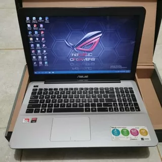 Laptop Asus X555B Quad Core Amd A9-9420 doblevga Amd radeon R5 M420 dedicated 2GB Ram 4GB HDD 1TB layar 15,6 inch