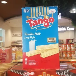 WAFER TANGO LONG WAFER VANILLA MILK 20*7G SNACK SUSU