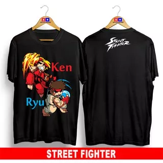 BAJU OBLONG KAOS DISTRO STREET FIGHTER