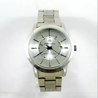 (CUCI GUDANG) Jam Tangan Pria PIERRE JILL Stainless Silver