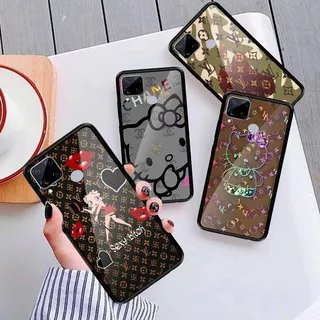 [146]SoftCase Glass Y20 C11 C12 C15 REDMI9 X50  Y50 Y30 A92 A31 Y17 A71 V19 Y19 REALME 5 C3 5 PRO