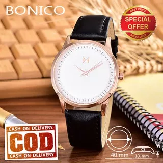 Jam Tangan Kulit Pria - Jam Tangan Murah -BONICO-3002/3003/1547G- LEATHER BAND