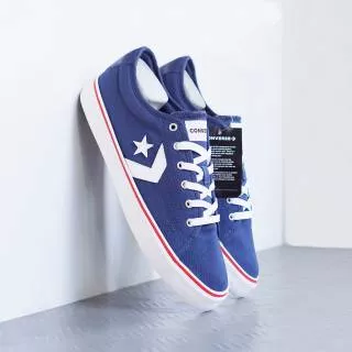 CONVERSE STAR PLAYER OX NAVY ENAMEL RED