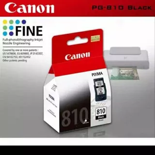 Catridge Canon PG-810 Black Ink Ori PG 810 Catrid Original PG810 Pixma Tinta Hitam