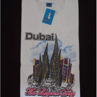 Souvenir kaos XXL Dubai Tower dari negara Dubai Uni Emirate Arab