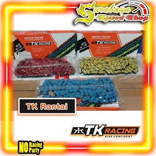 TK Rantai Rante Chain Balap Racing Red Merah Green Hijau Yellow Kuning 415 HC 130L Original TK Racing