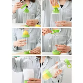 Citrus Juicer/Citrus Zinger Water Bottle Twist Infused Botol Minum Bpa