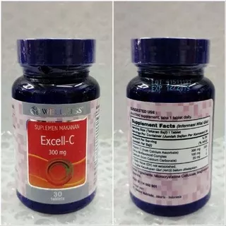 Wellness Excell C Excell-C 300mg isi 30 Tablet Original