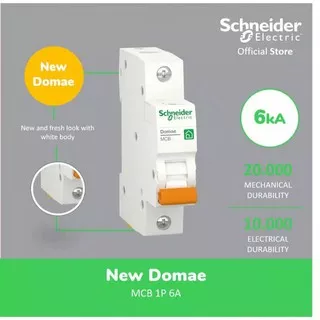MCB Schneider 6 Ampere / 1 pass