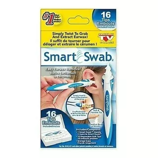 Alat pembersih telinga berbentuk spiral SMART SWAB