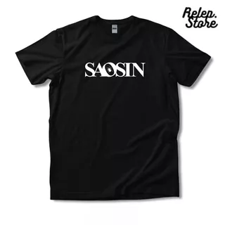 Kaos Distro Tshirt SAOSIN Kaos Band Pria Wanita Terlaris  Bhan Cotton Combed 30s