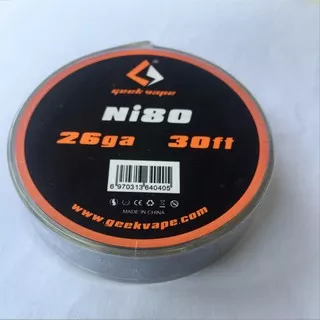 Geek Vape Ni80 Nichrome Coil Wire 30Ft 24GA - Kawat Ni80 GeekVape TS