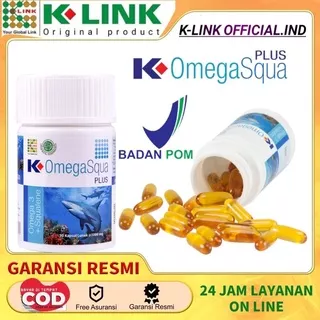 K-OMEGA SQUA PLUS K-LINK | OMEGA SQUA PLUS ORIGINAL OMEGA 3 SUPLEMEN KESEHATAN TUBUH