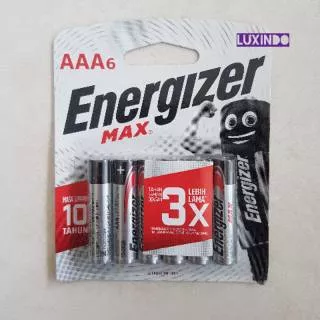 Baterai Energizer Max AAA isi 6 pcs 1.5V