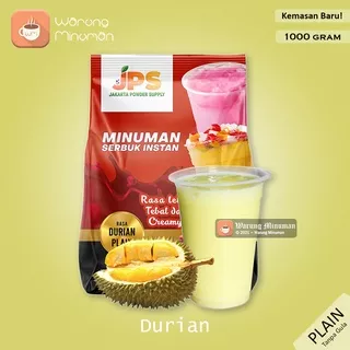 Bubuk Minuman 1 kg Rasa Durian Duren - JPS Powder Plain Tanpa Gula Serbuk Instan