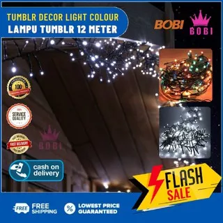 (PROMO) Lampu Tumblr - Lampu Kelap Kelip - Lampu Natal Twinkle Warm Light 10meter 100 LED