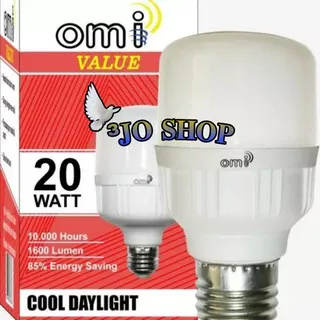 Bohlam Lampu LED Capsule omi Value 20 Watt Cahaya Putih