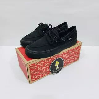 100% PREMIUM Sepatu Vans Zapato Full Black Hitam Putih Polos Maroon Brown Navy Gum Original Bnib