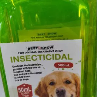 best in show shampo flea n tik for dog 550ml