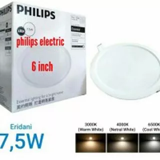 LAMPU DOWNLIGHT LED PHILIPS ERIDANI 59263 7.5 WATT 7.5WATT 7.5W 7.5 W