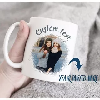 Mug Custom Surabaya free desain custom + Free box putih + Bisa Satuan