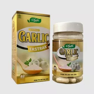 Kapsul Extra Garlic Syifa Herbal 60kps - Garlic Ekstrak Original Syifa