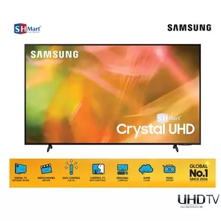 Samsung LED TV 43 Inch Type 43AU8000 Samsung Crystal UHD 4K Smart TV LED (Medan)