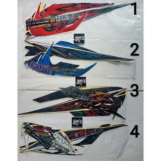 STRIPING MOTOR ATAU STICKER LIS BODY MOTOR SUZUKI SATRIA FU SATRIA F TAHUN 2010