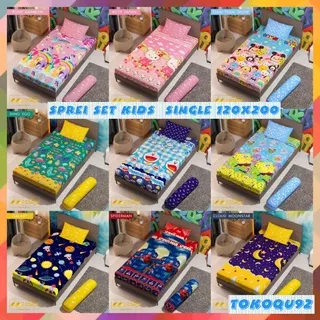 SPREI KARAKTER SINGLE UK 120x200 / SPREI SINGLE MOTIF KARTUN UK 120 x 200 / SPREI SORONG SEPRAI SINGLE / SPREI KIDS SINGLE