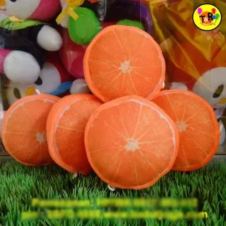 Boneka Gantungan Kunci Buah Jeruk - Orange Dua Sisi