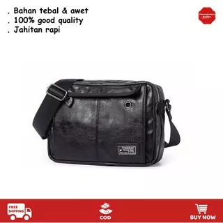 Sling Bag Bagpack Army Totebag Casual Pounch Kulit K8G6 Best Seller Pria Pinggang Chestbag Ransel Polos