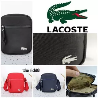 Tas Selempang pria terbaru kerja premium Bisa COD keren murah F0T9 slingbag cowok Tas Lacoste Pria W